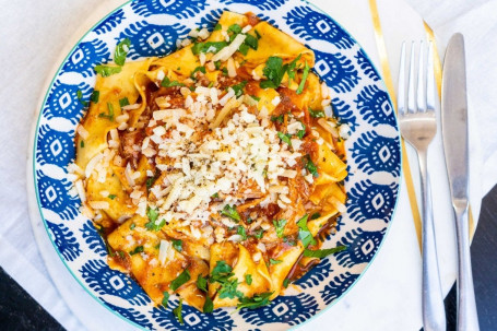 Lamb Ragu, Parsley, And Parmesan