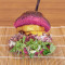 Beetroot Burger With Chips