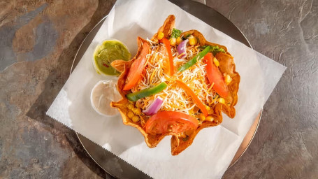 Traditional Shredded Chicken Taco Salad