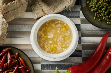 Sweet Corn Soup With Egg Sù Sù Mǐ Gēng (Per Person)