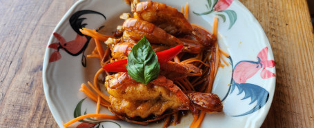 King Prawn Thai Basil Sauce