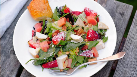 Strawberry, Rhubarb Chicken Salad