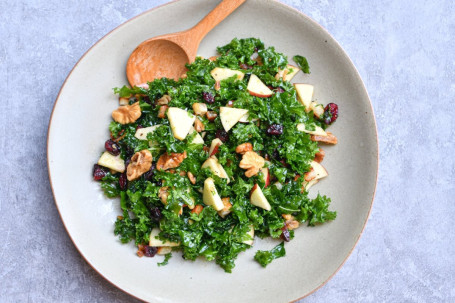 Kale Salad Yǔ Yī Gān Lán Lí Mài Shā Lǜ