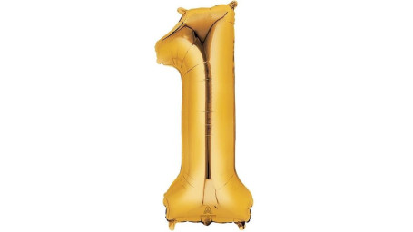 Ballon Chiffre Or 34'' (1)