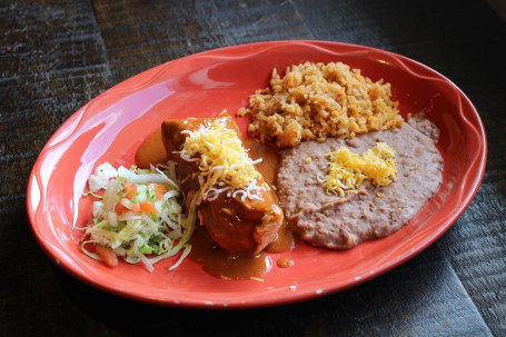 Red Beef Tamale With Red Sauce