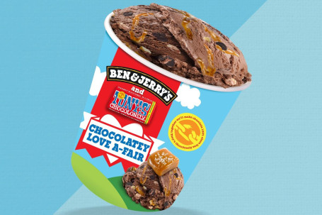 Ben Jerry's Tony's Chocolatey Love A Fair Ice Cream Tub 465Ml