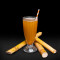 Fresh Extracted Sugar Cane, Orange Or Apple Juice