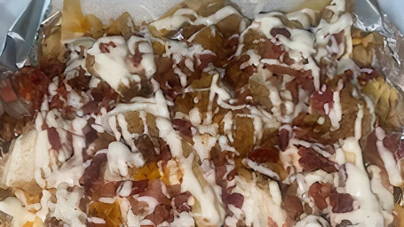 Chicken Bacon Ranch Loaded Potato