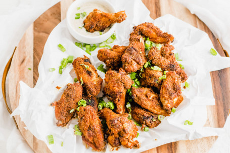 Nutty Spicy Chicken Wings