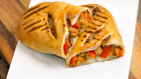Sausage Roasted Pepper Calzone