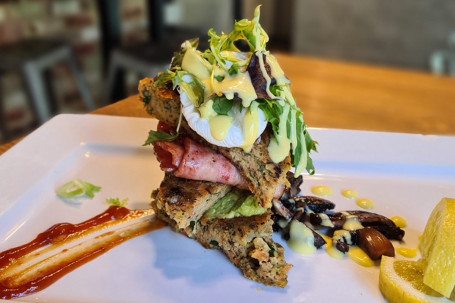 Keto Zucchini Bacon Fritter Stack (Df, Gf)