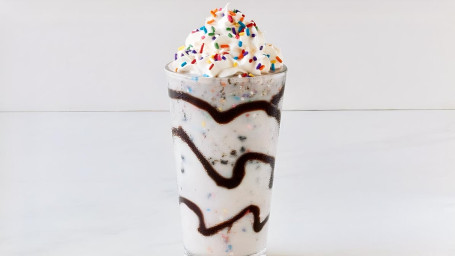 Cookies Cream Birthday Ice Cream Shake With Oreo Cookie Pieces