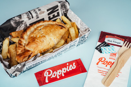 Veggie Pasty And Chips