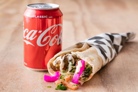 Falafel Wrap With Can