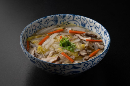 Bīng Jiàn Wū Dōng Pèi Rì Běn Shū Cài Hot Himi Udon Noodles With Japanese Vegetables