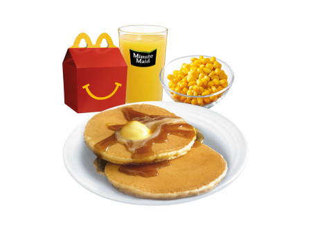 Happy Meal Hotcakes (2Pcs Kāi Xīn Lè Yuán Cān Rè Xiāng Bǐng (2Jiàn