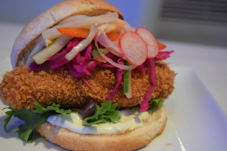 Panko Breaded Cod Fillet Burger