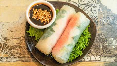 A13. Bangkok Shrimp Basil Roll