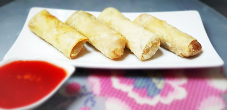 Vegetable Spring Roll (4 Pieces) (V)