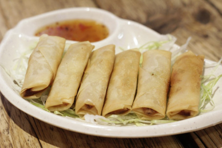 Vegetarian Spring Rolls Zhāi Chūn Juǎn (V)