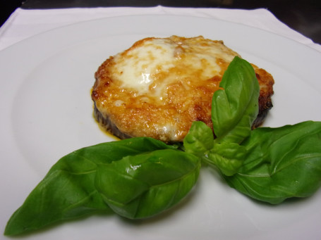 Aubergine With Mozzarella’s Di Bufalo, Tomato And Parmesan.