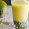 G13. Passion Fruit Tea With Boba Popping Boba Bǎi Xiāng Guǒ Shuāng Xiǎng Pào