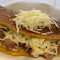 Cachapa With Shredded Beef And Cheese