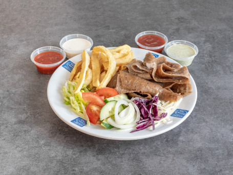 Lamb Beef Doner Meat On Chips (H)