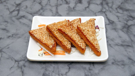 Sesame Prawn Toast (4) Xiā Duō Shì