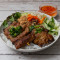 Rice Vermicelli Salad With Grilled Beef Fillets On Skewers