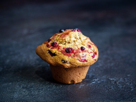 Gluten Free Vegan Mixed Berry Muffin