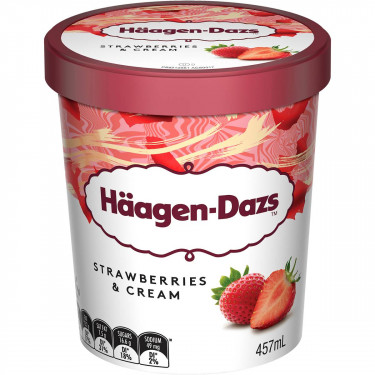 Haagen Dazs Strawberry Ice Cream