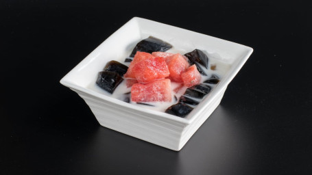 G3. Fresh Watermelon Black Grass Jelly Mixed Xiān Xī Guā Xiān Cǎo