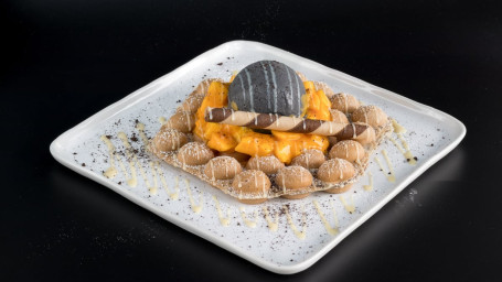J4 Black Sesame Egg Waffle Zhī Má Jī Dàn Zǐ