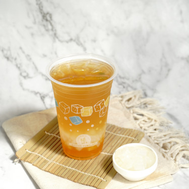 Bǎi Xiāng Guǒ Yē Guǒ Lǜ Chá Passion Fruit Green Tea With Jelly