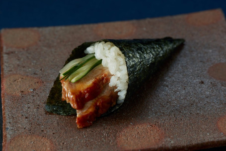 Zhì Shāo Mán Yú Shǒu Juǎn Seared Eel Hand Roll