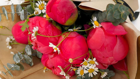 Half Dozen Peony Bouquet