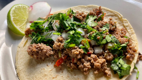 Taco Carne Molida Ground Beef