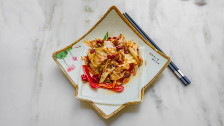 Spicy Fried Cabbage With Pork Slices Sì Chuān Xiǎo Chǎo