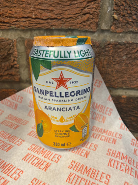 Can Of San Pellegrino Sparkling Orange
