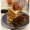 Jerk Chicken Sweet Potato Waffles