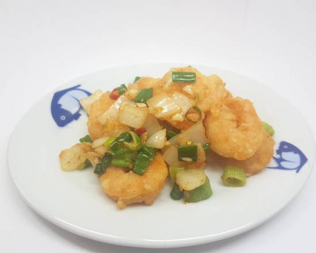 (S14) Prawns In Baked Salt And Chilli