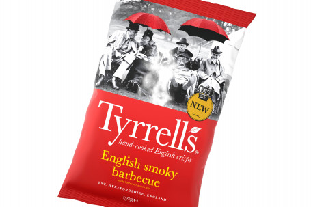 Tyrrells Anglais Smoky Barbecue 150G