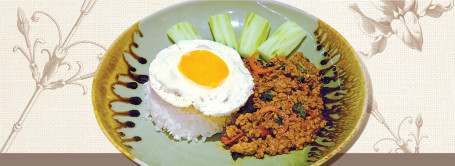 Minced Pork Fried Egg With Jasmine Rice Tài Shì Ròu Suì Jiān Dàn Fàn