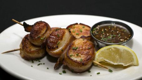 Applewood Smoked Bacon Wrapped Sea Scallops