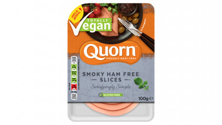 Quorn Totally Vegan Jambon Fumé Tranches Sans 100G