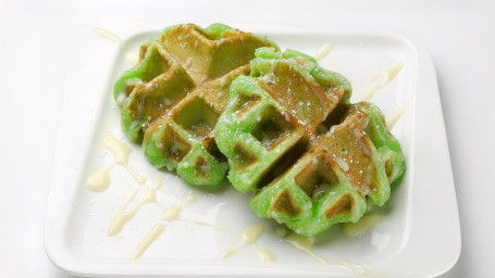 Pandan Mochi Waffle