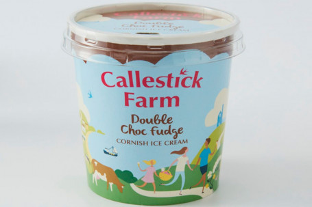 Mini Pot Callestick Double Chocolate Fudge 125Ml (V)