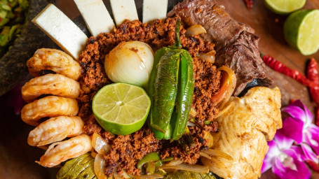 Surf And Turf Molcajete