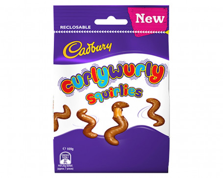 Cadbury Curly Wurly Squirlies Sachet 110G
